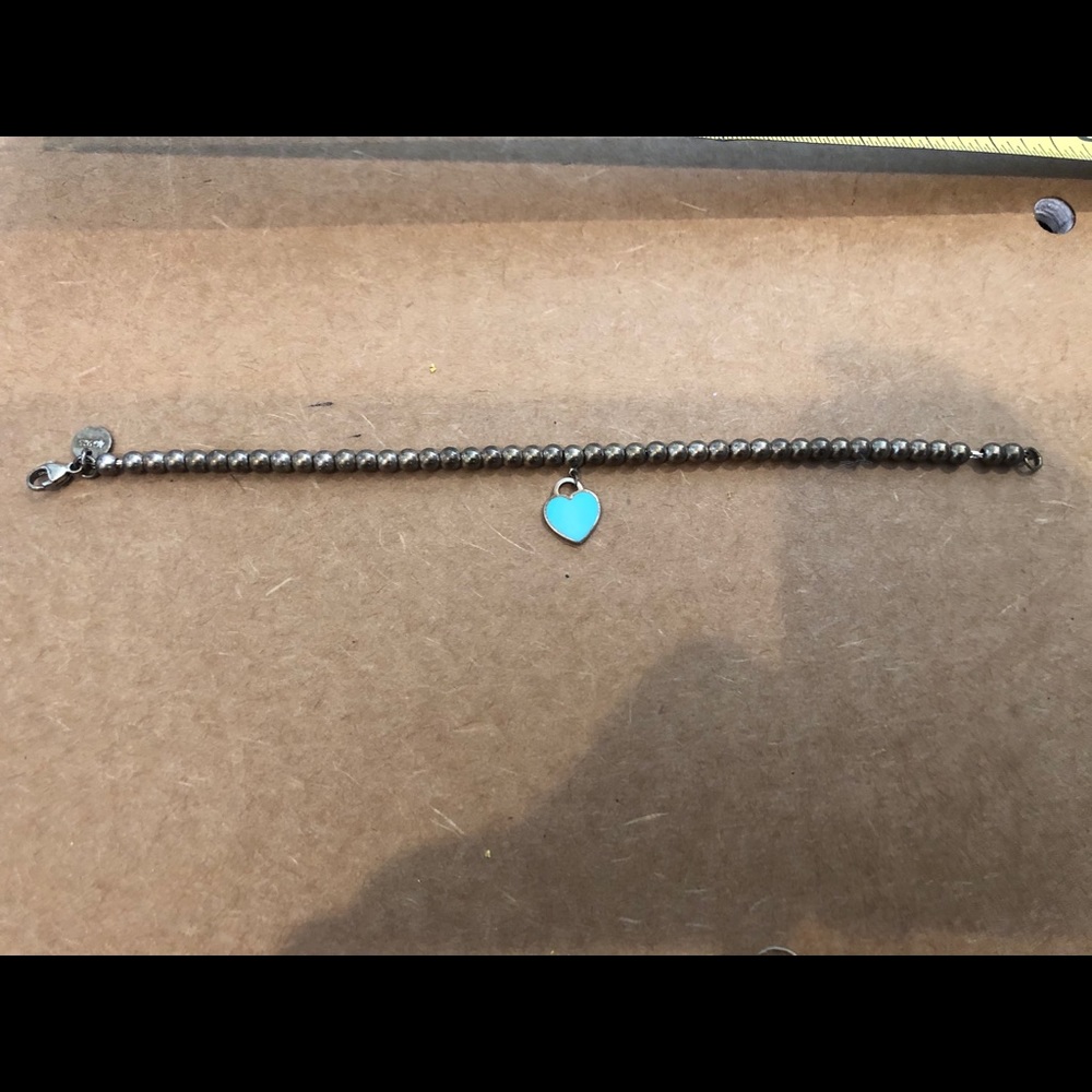 Return to Tiffany Blue Heart Bead Bracelet